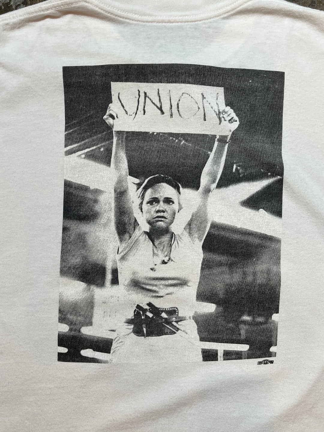 1990s USA made "Norma Rae" union print T-shirt
