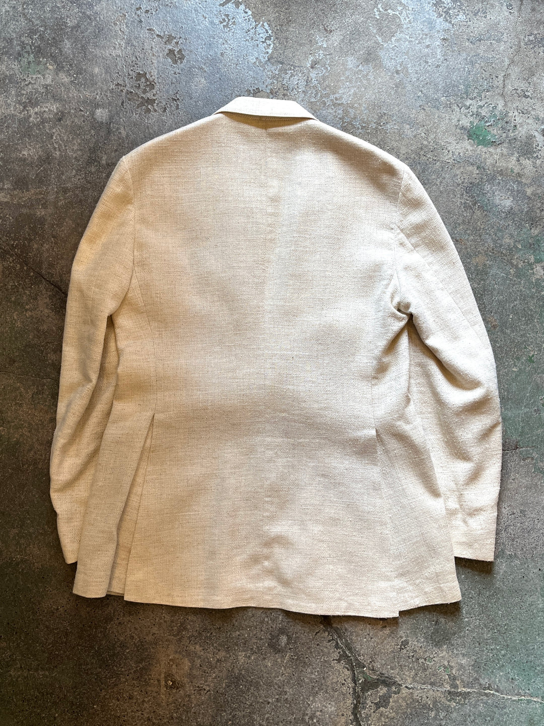 1970s "Levi's" ecru linen brend tailored jacket