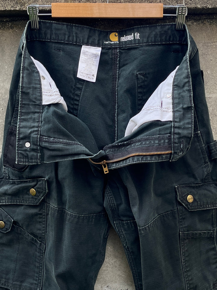 2000s "Carhartt" black cargo pants 34×30