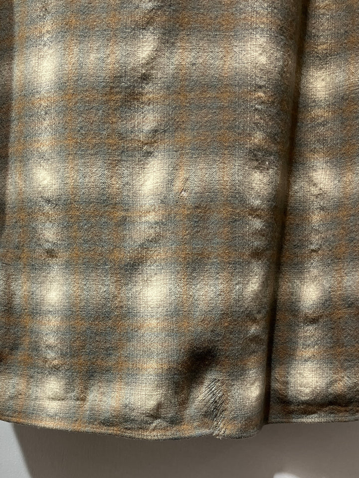 1970s USA made "PENDLETON" ombré checkered shirt