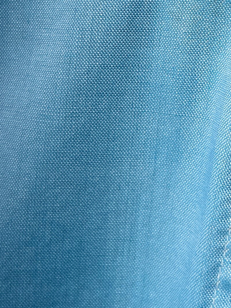 1960-70s USA made sky blue s/s shirt