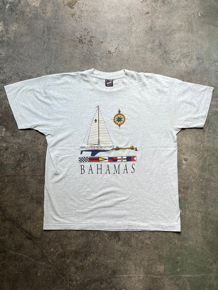 1990s USA made Bahamas sailboat souvenir T-shirt