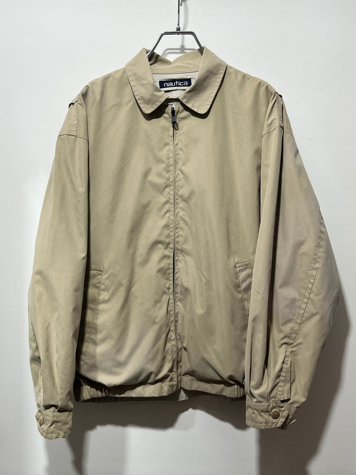 1990s "nautica" reversible harrington jacket