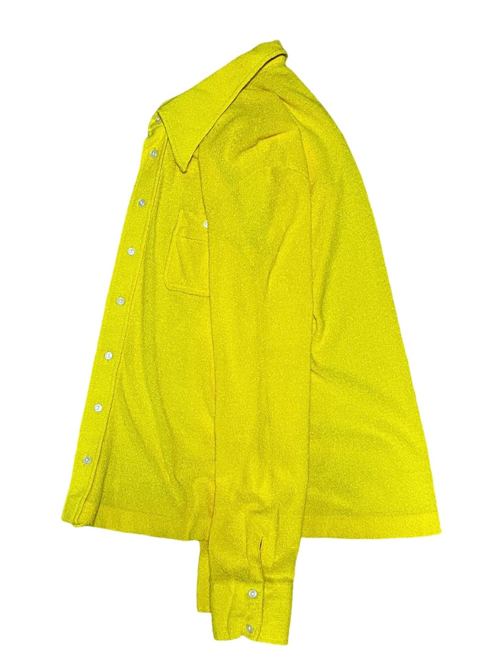 yellow pile shirt