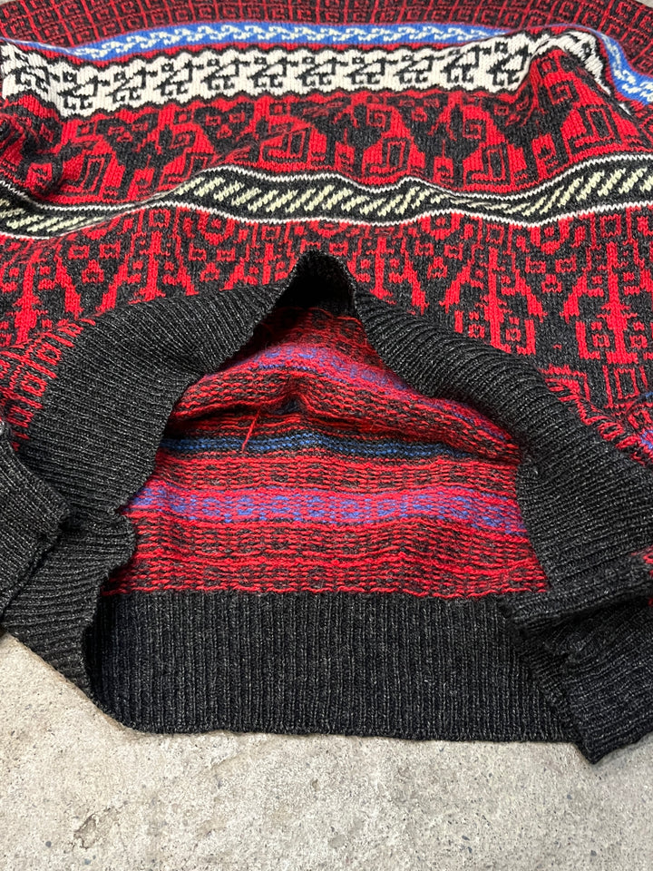 abstract pattern knit