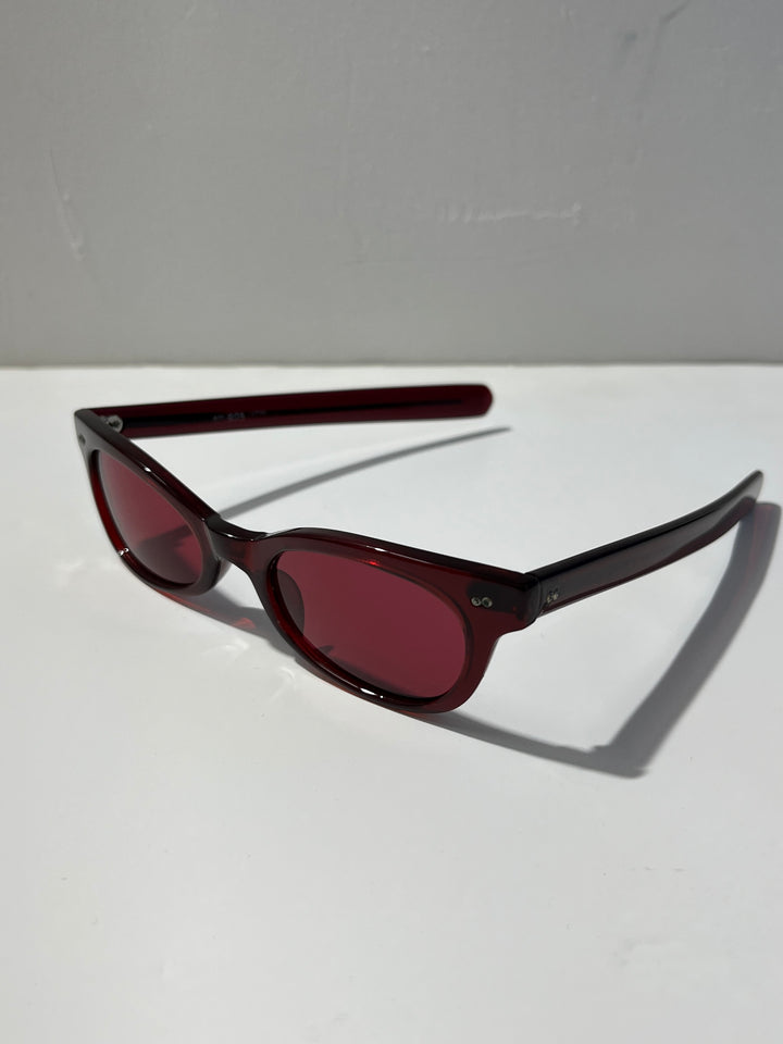 1990s dead stock sunglasses bordeaux