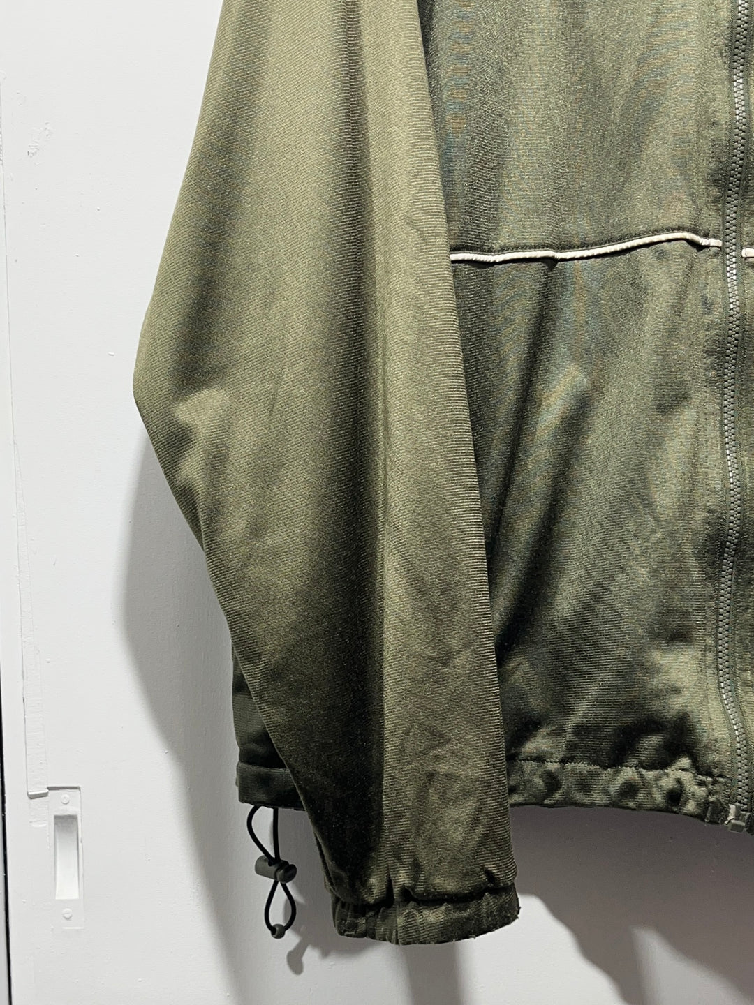 1990s olive × black reversible 3way track jacket
