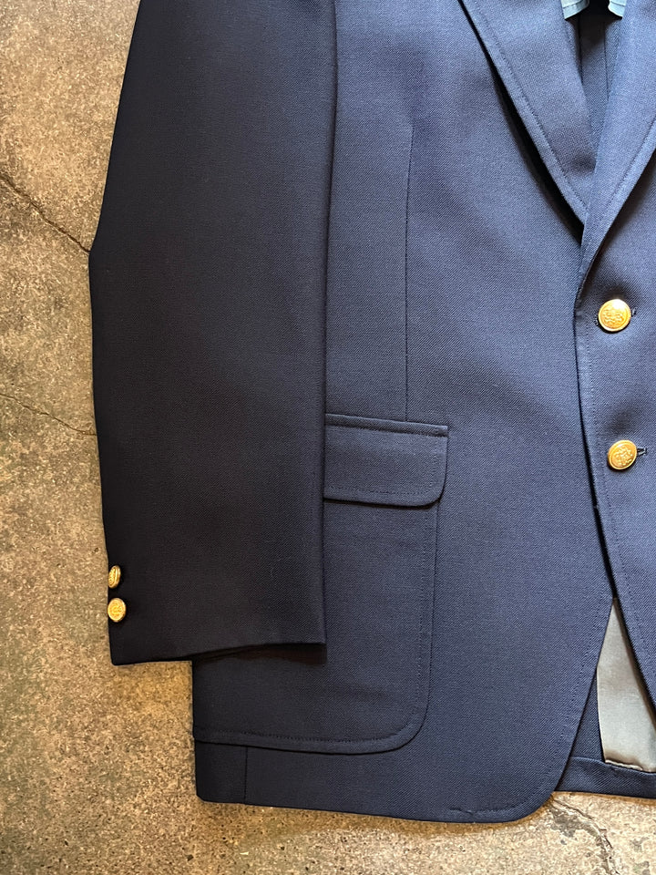 1960-70s navy blazer jacket