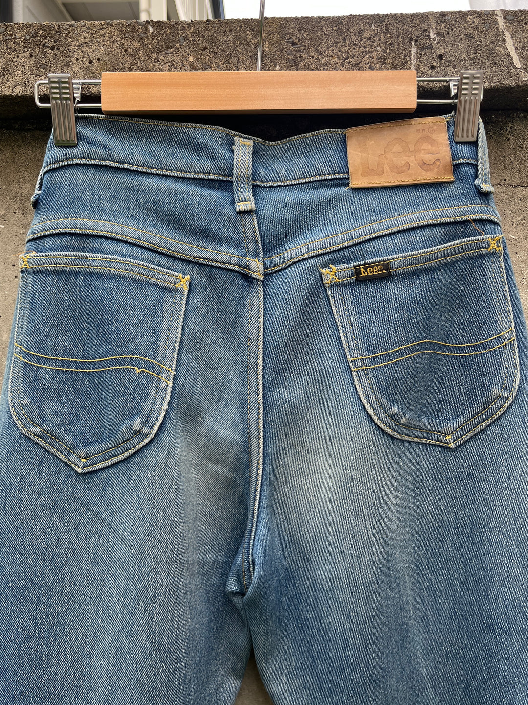 1970-80s USA made "Lee" 202 riders bootcut denim pants
