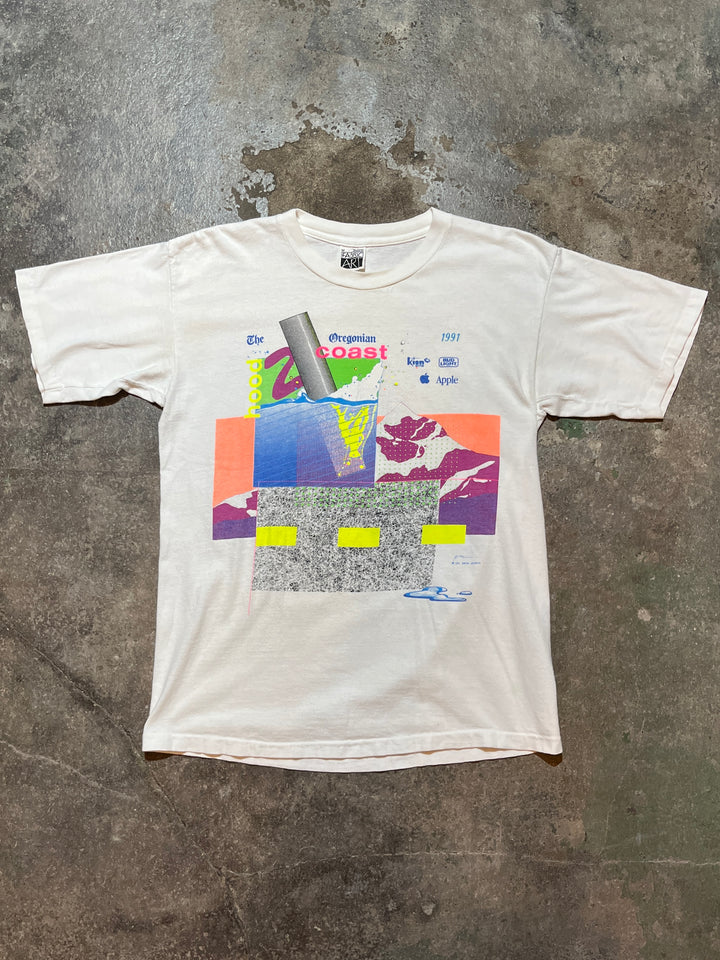 1990s USA made Hood to Coast relay both sides graphic T-shirt