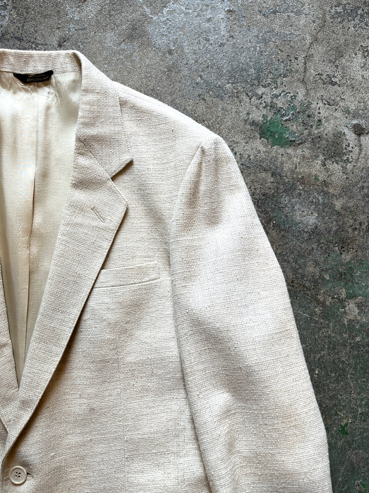 1970s "Levi's" ecru linen brend tailored jacket