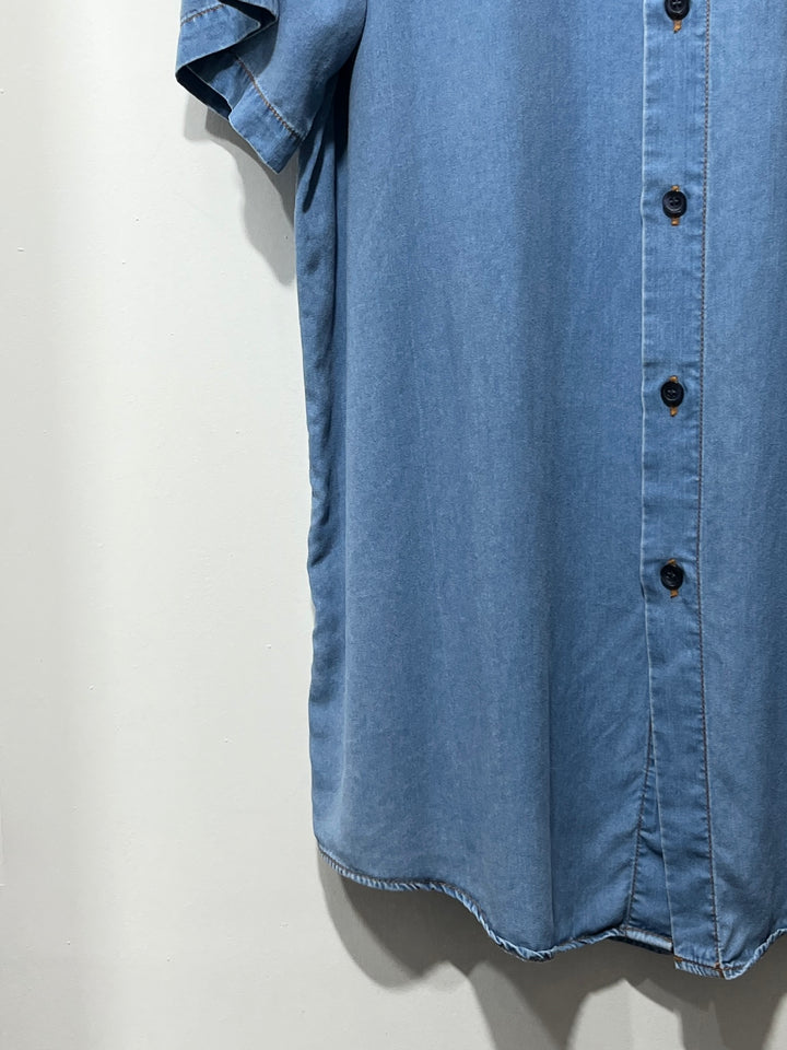 1980-90s "KENZO JEANS" chambray style s/s shirt