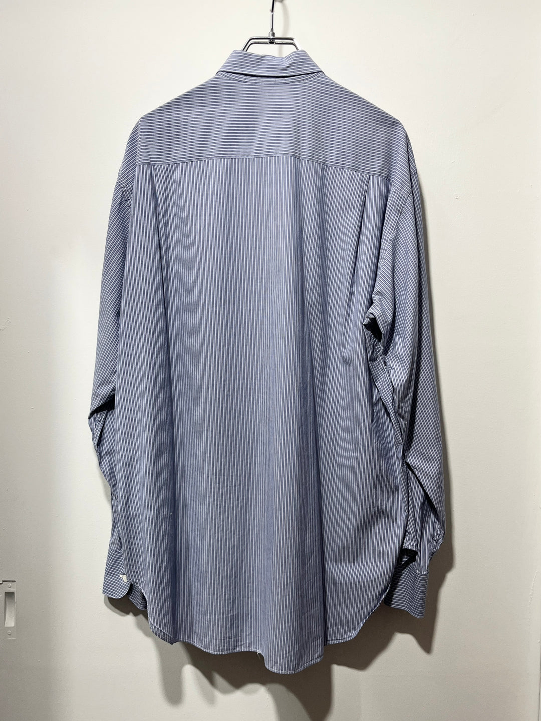 1980-90s ITALY made "GIORGIO ARMANI" pin stripe dress shirt