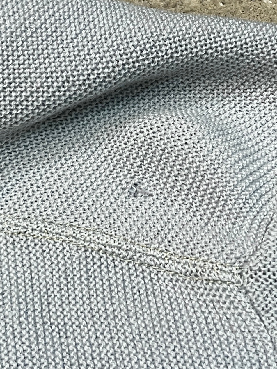 1960s "Catalina" pale blue knit cardigan