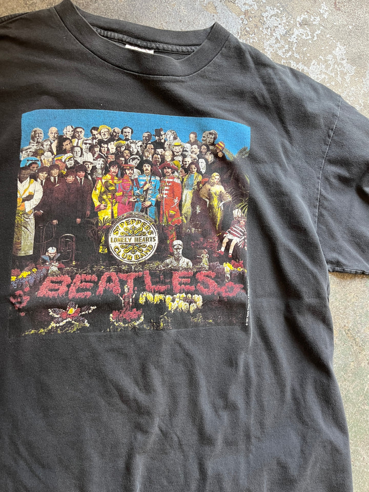 1990s USA made "Beatles" 
Sgt. Pepper's Lonely Hearts Club Band print T-shirt