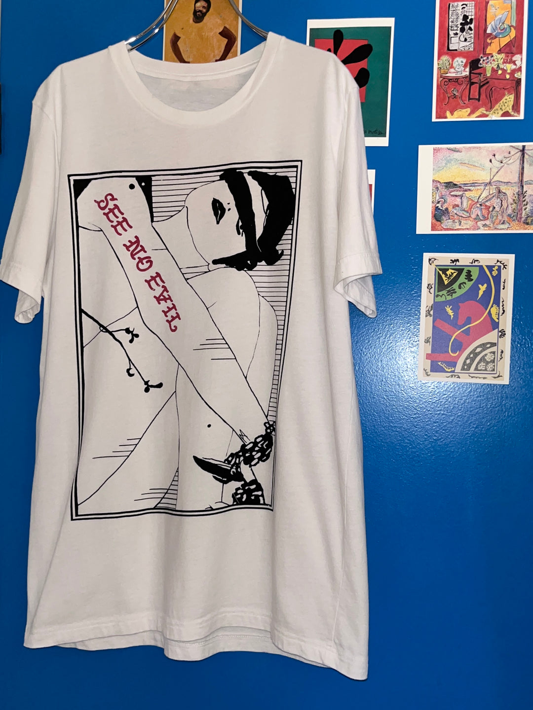 2000s SEE NO EVIL graphic T-shirt