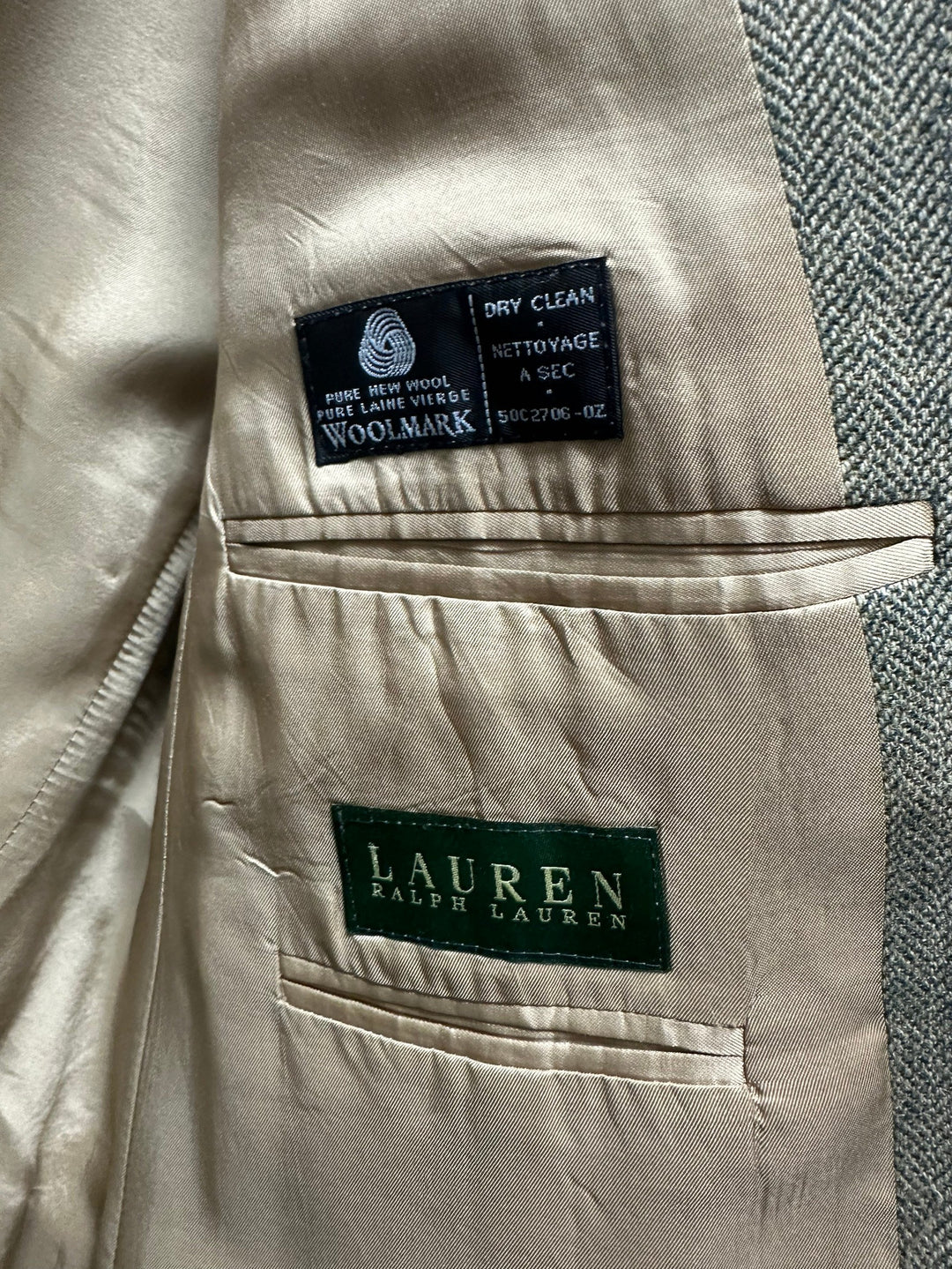 1980-90s "LAUREN RALPH LAUREN" tweed jacket