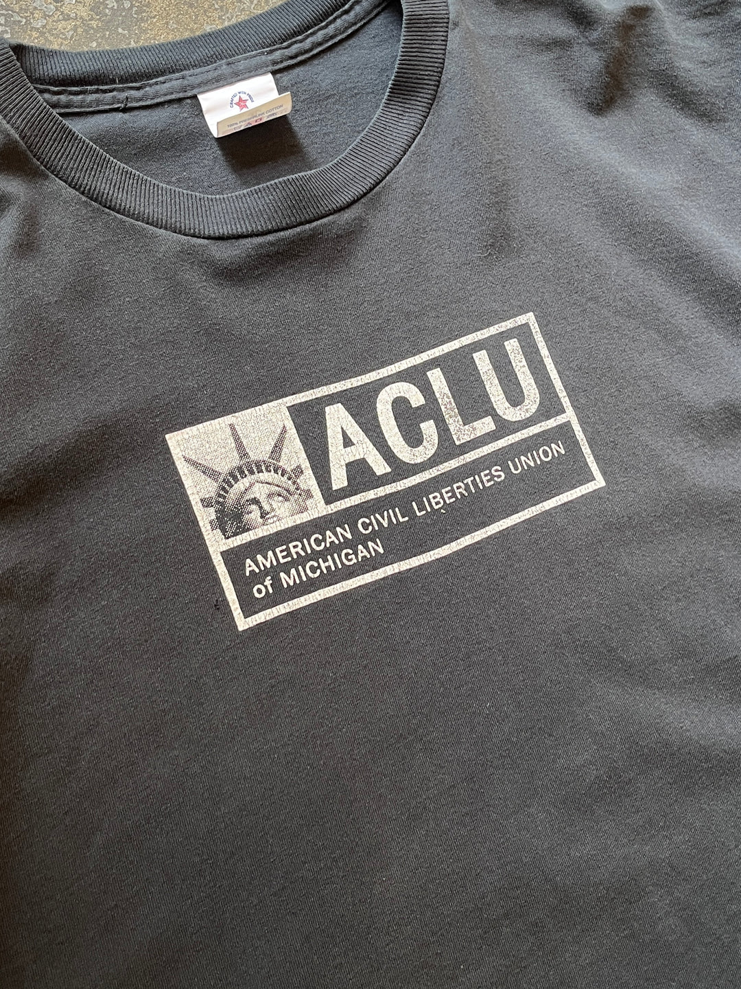 1990s  USA made American Civil Liberties Union graphic T-shirt