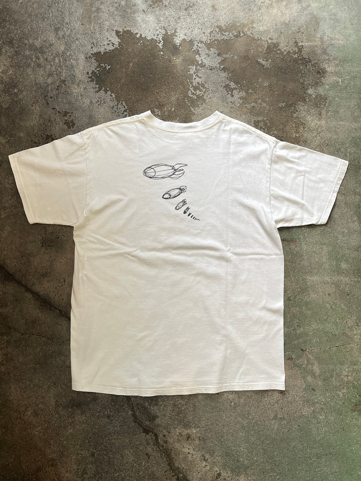 2000s Pearl Jam monochrome graphic T-shirt