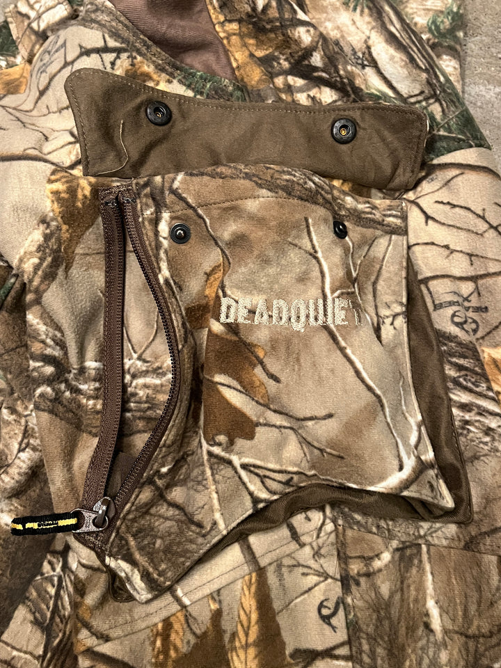 real tree camouflage pattern fleece cargo pants