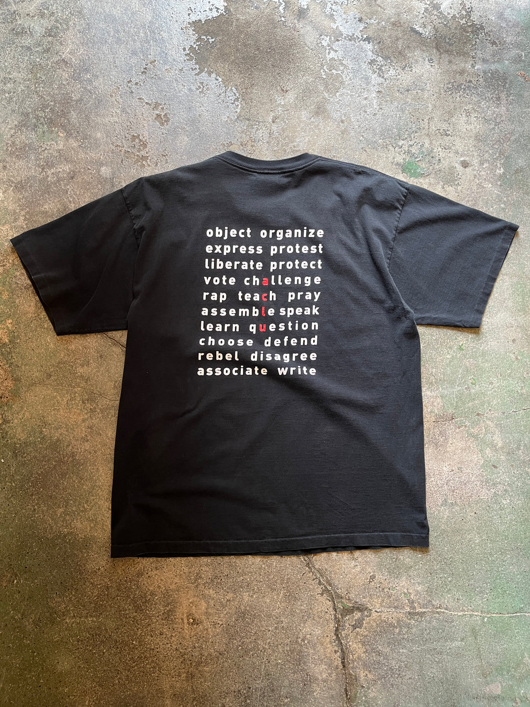 1990s  USA made American Civil Liberties Union graphic T-shirt