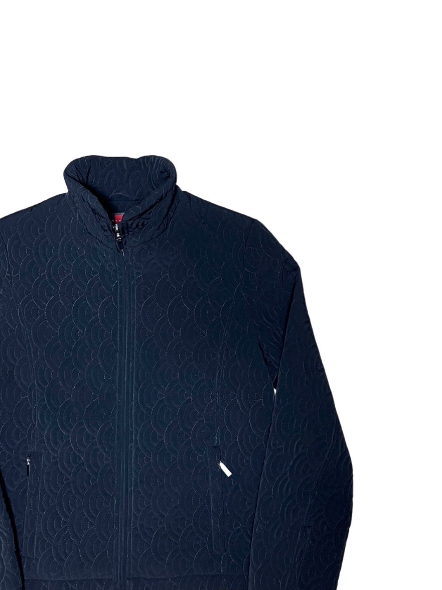 vortex design quilted jacket