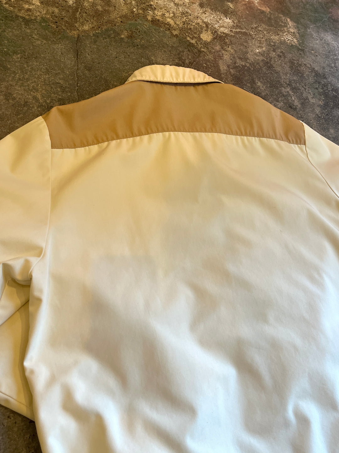 1970-80s "Sears" two-tone multi zip design jacket