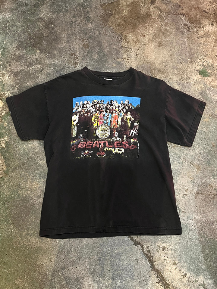 1990s USA made "Beatles" 
Sgt. Pepper's Lonely Hearts Club Band print T-shirt