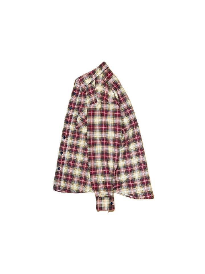 "Wrangler" ombre checkered shirt