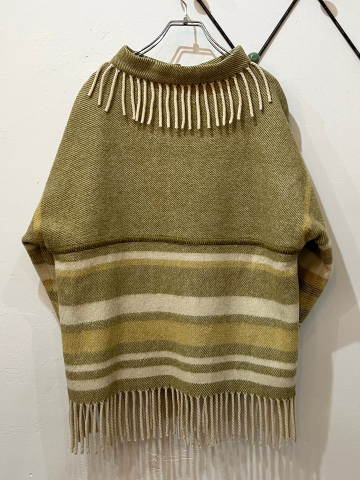 1960s Norway made "LAPP LANDER" fringe wool jacket