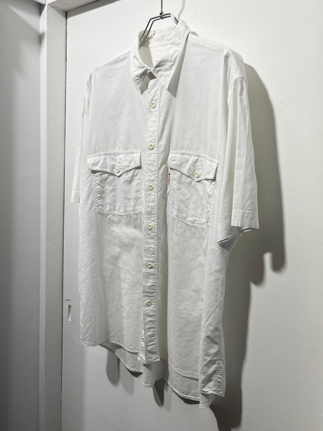 1990s "Budweiser" embroidery s/s shirt