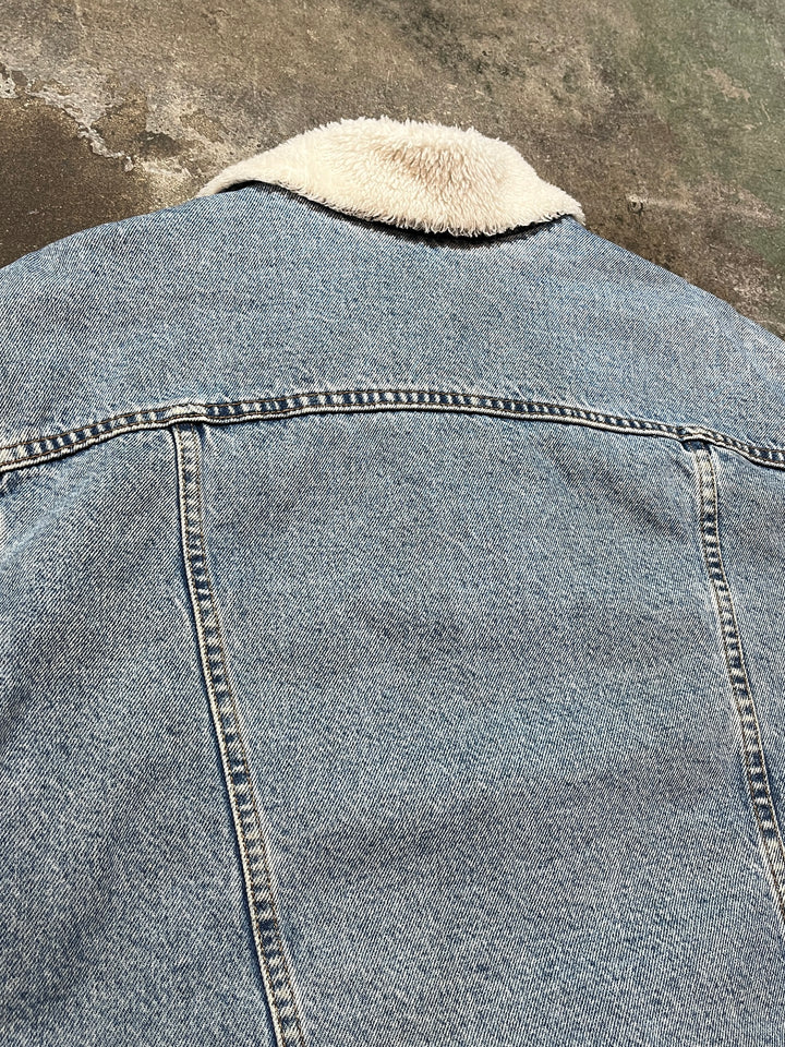1990s USA made "Levi's" 70609 boa denim jacket