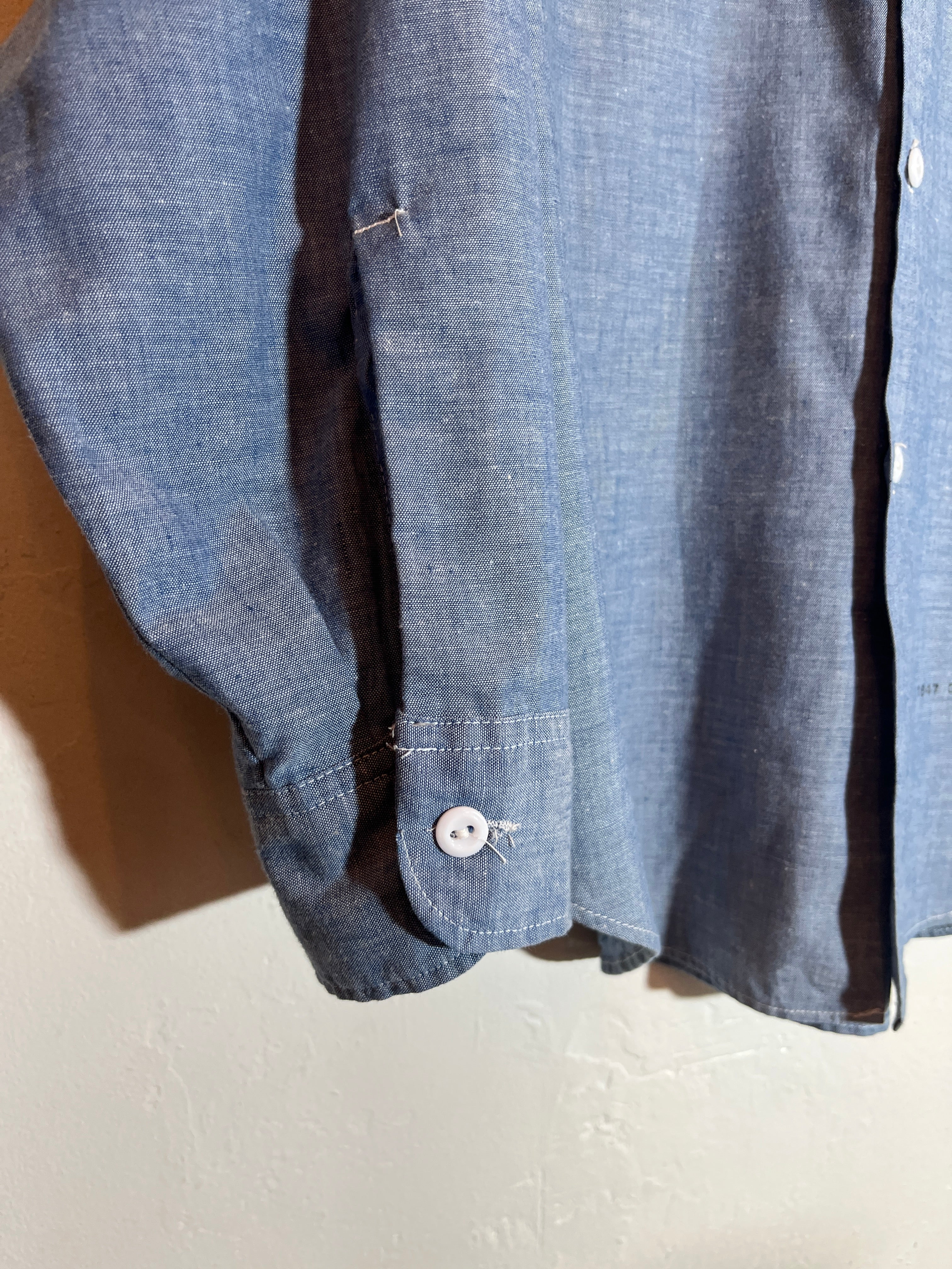 トップス 1970-80s \"BIG MAC\" chambray shirt 1970-80s 
