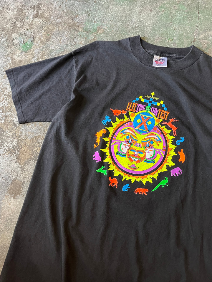 1990s USA made "Utah Power" corporate art T-shirt