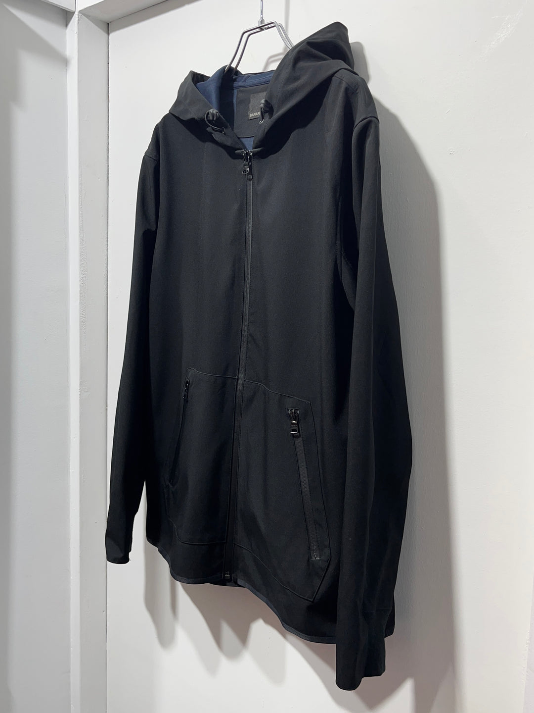 "BANANA REPUBLIC" soft shell hooded jacket
