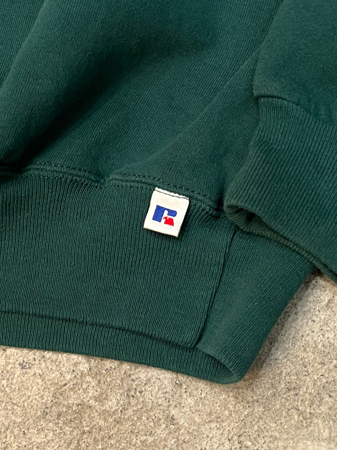 1990s USA made "RUSSELL ATHLETIC" multi color sweatshirt