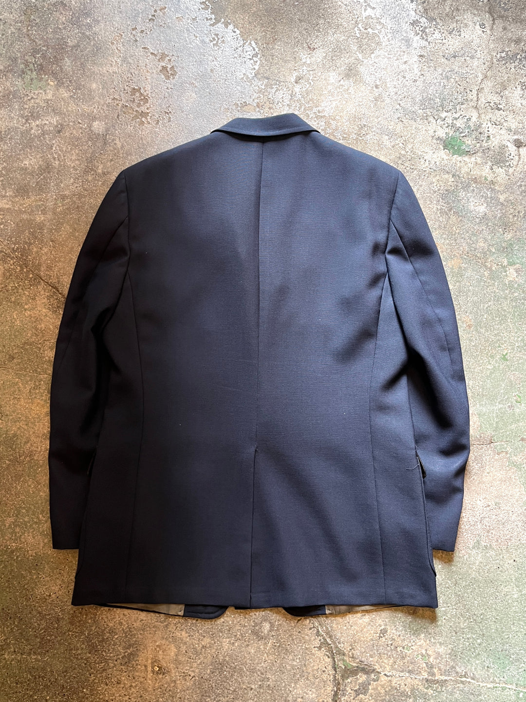 1960-70s navy blazer jacket