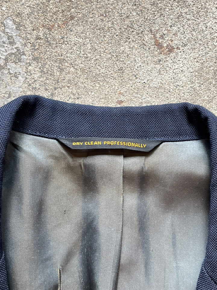 1960-70s navy blazer jacket