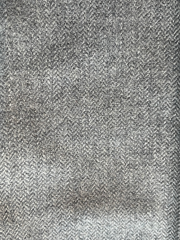 1970s gray herringbone slacks