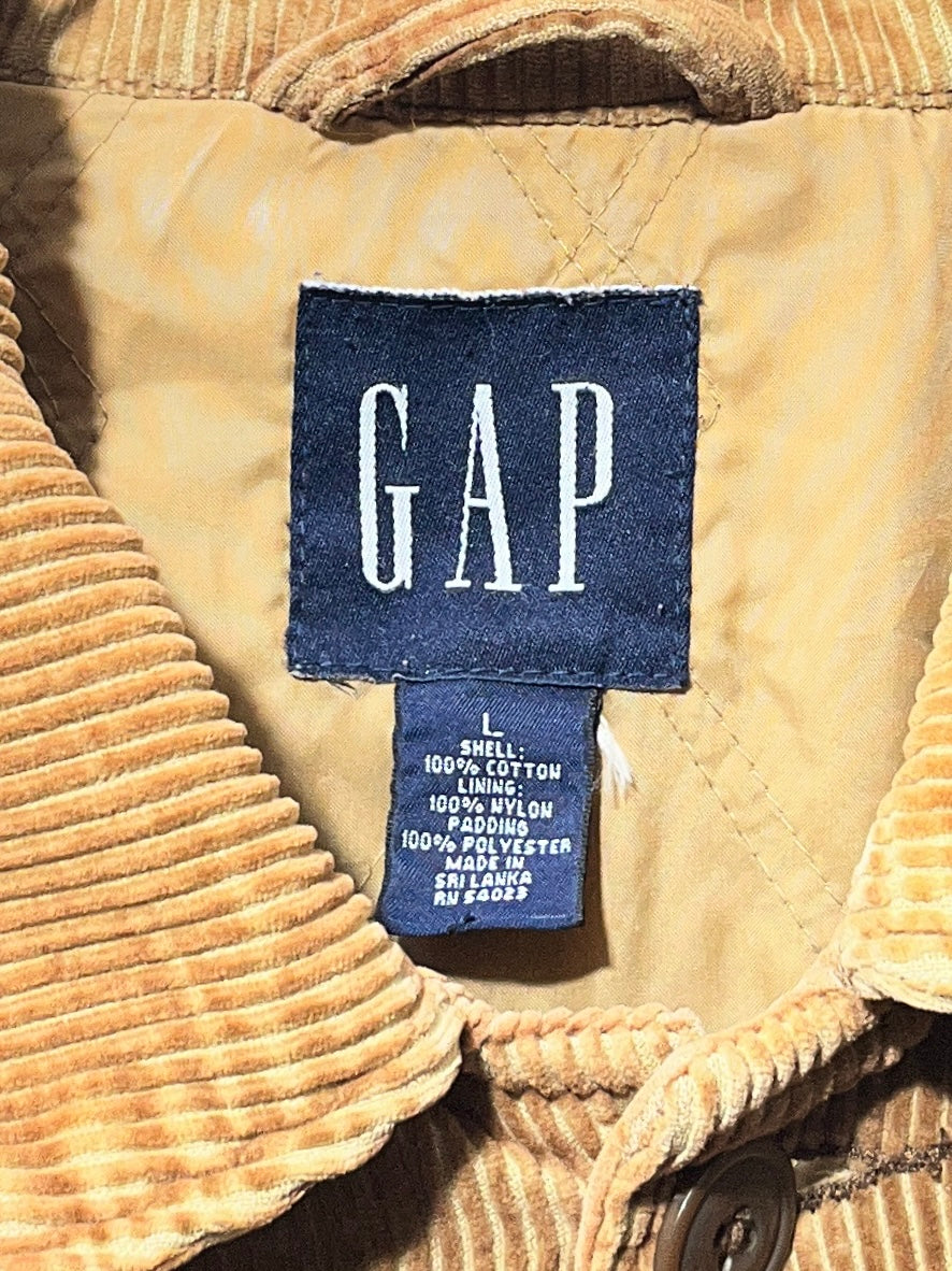 1990s "GAP" camel corduroy half coat