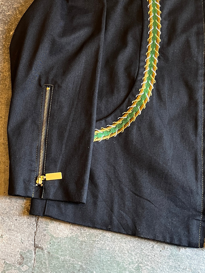 1980-90s embroidery design drizzler jacket