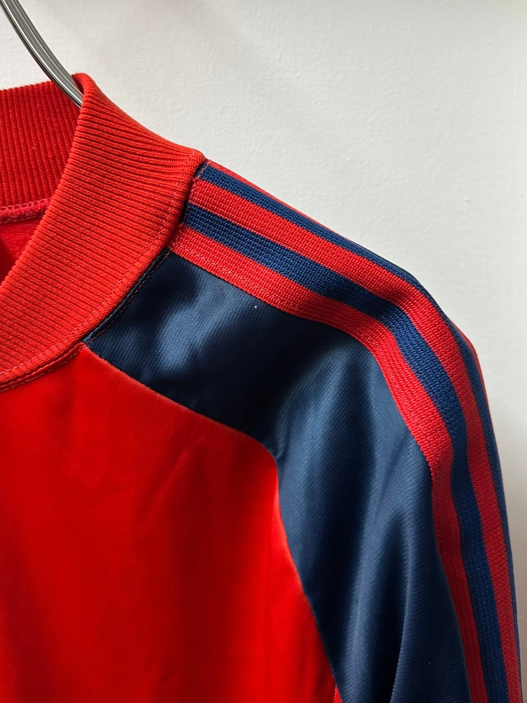 1980s USA made "adidas" ATP red × navy track jacket