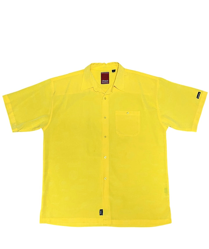 logo pattern yellow big shirt