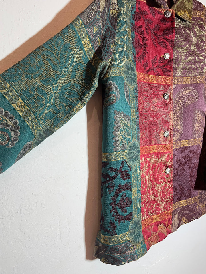 1990s oriental pattern jacket