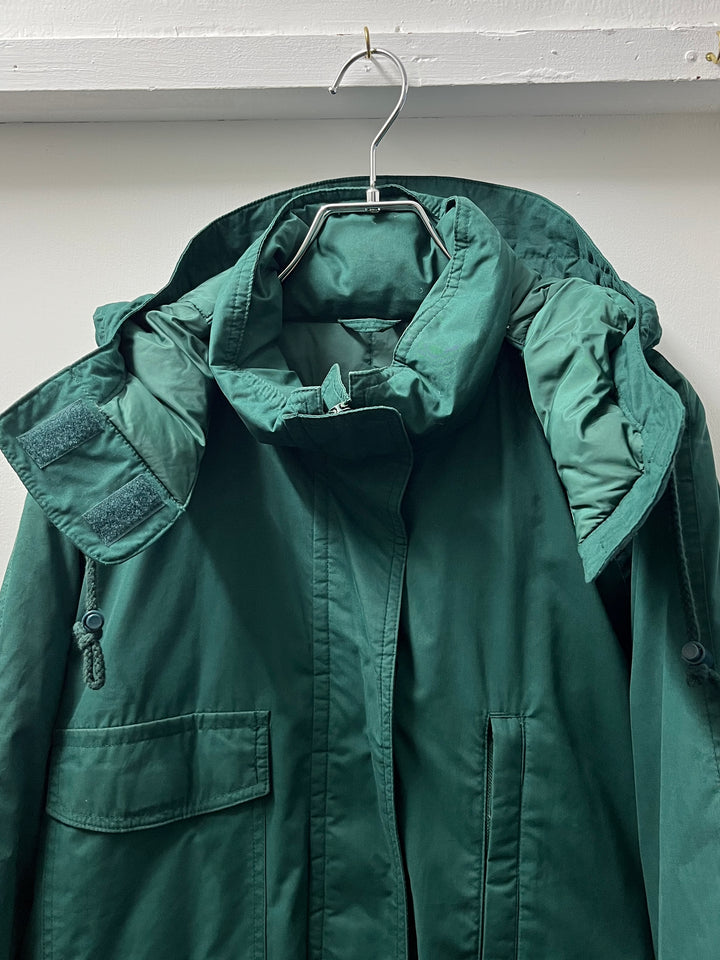 1980-90s "Eddie Bauer" green down coat