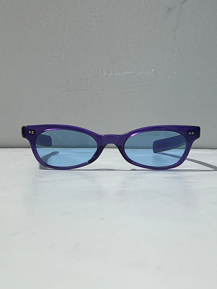 1990s dead stock sunglasses purple × light blue