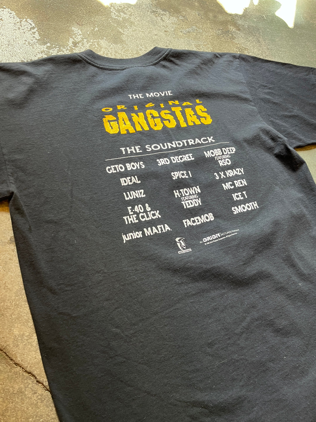 1990s "ORIGINAL GANGSTAS" both sides print T-shirt