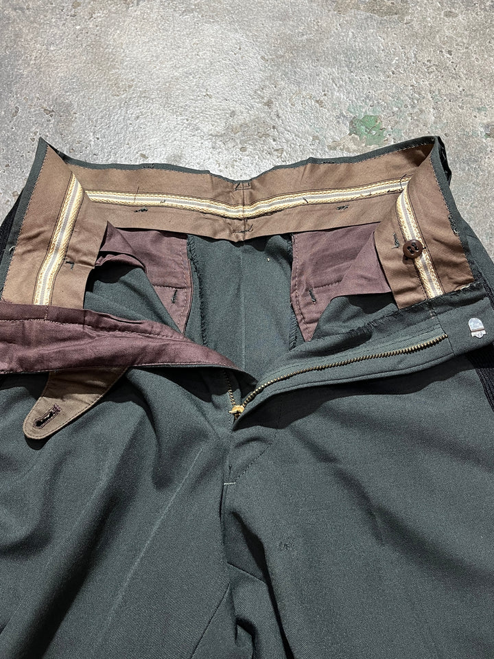 1960-70s black line slacks