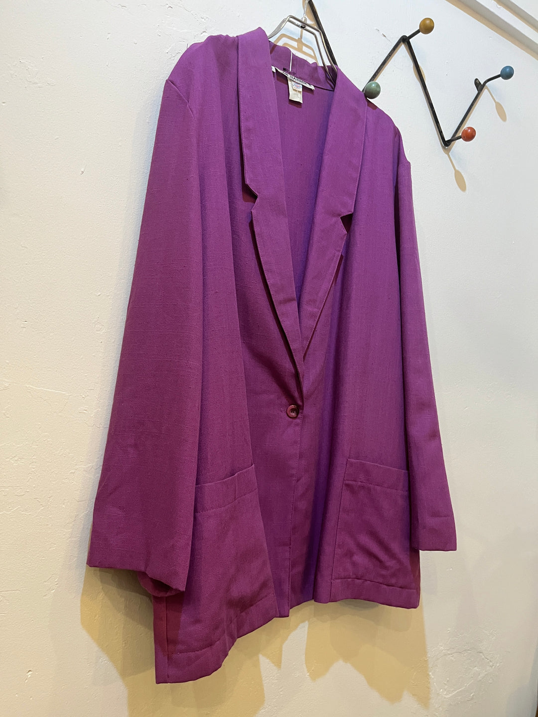 1970s USA made purple tailored jacket