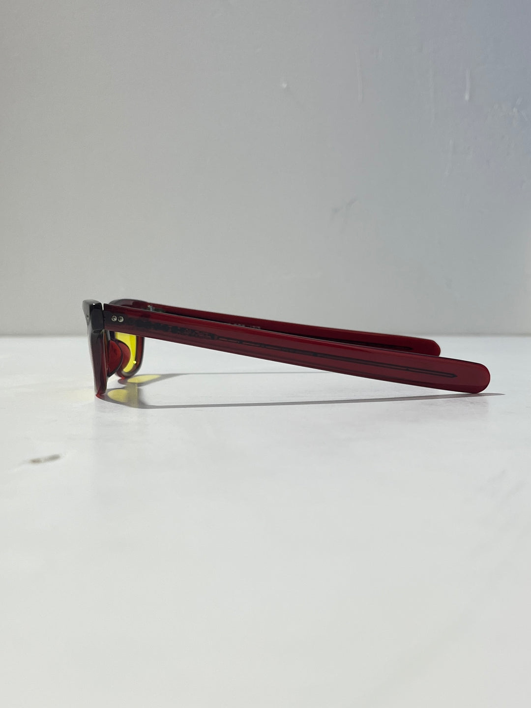 1990s dead stock sunglasses red × yellow